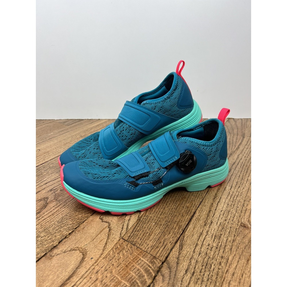 Bontrager Cadence Cycling Spin Workout Shoes Size 7‎ Teal Blue EUC